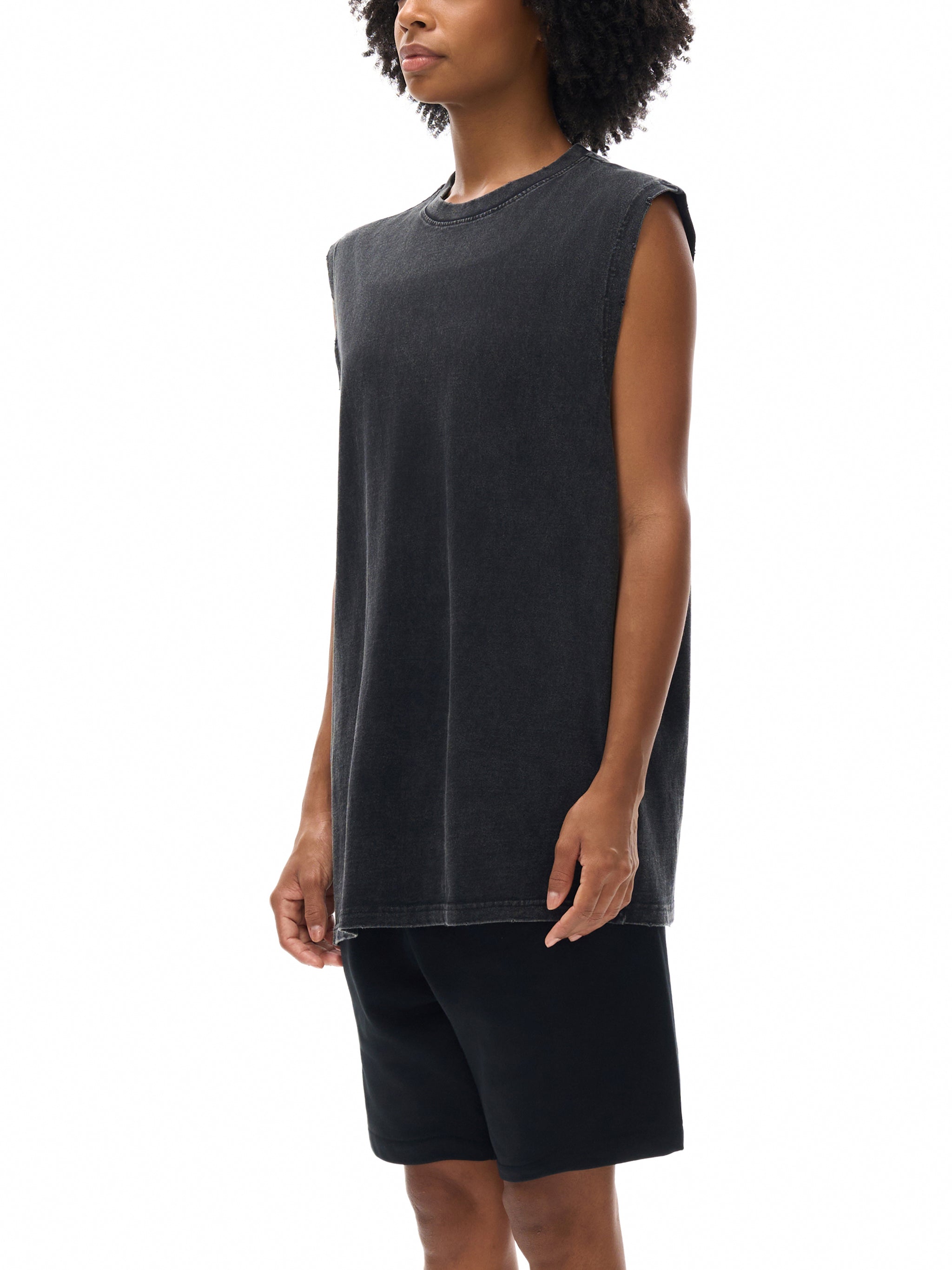 NO Weapon Formed Tank Top